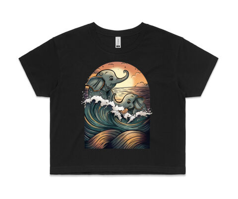 Elephant Rocks Crop Tee Thumbnail
