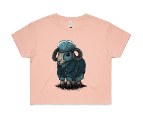Rams of the Range Crop Tee Thumbnail