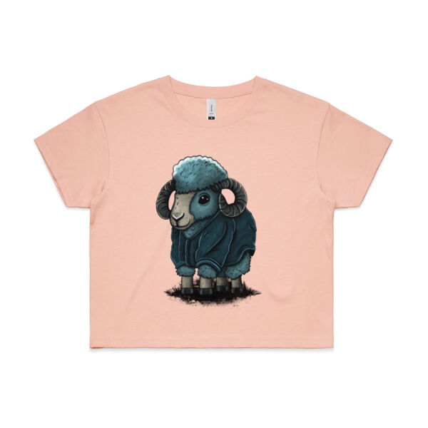 Rams of the Range Crop Tee Thumbnail